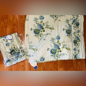 APRIL CORNELL KING SIZE DUVET COVER 100% COTTON “CLASSIC FLORALS /WITH PLW CASES